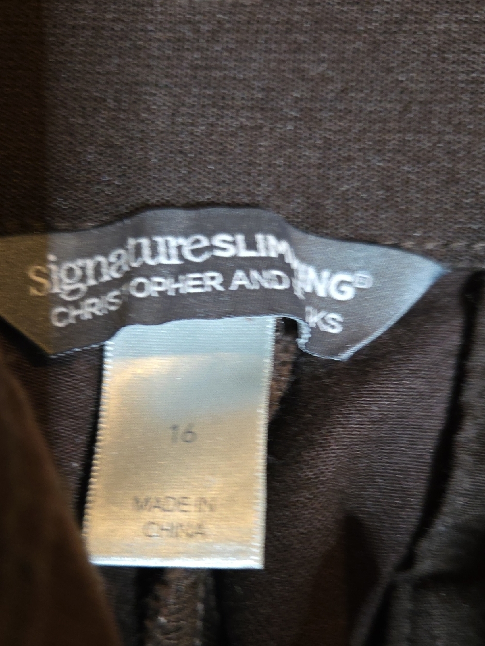 Christopher & Banks Brown SignatureSlim Trousers - Picture 4 of 8